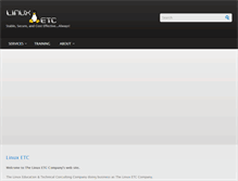 Tablet Screenshot of linux-etc.com